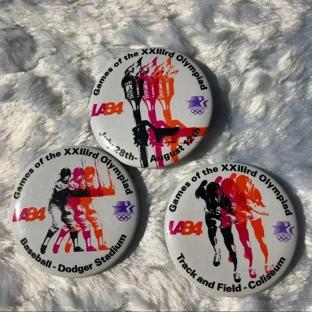 1984 Summer Olympic Games Pins.